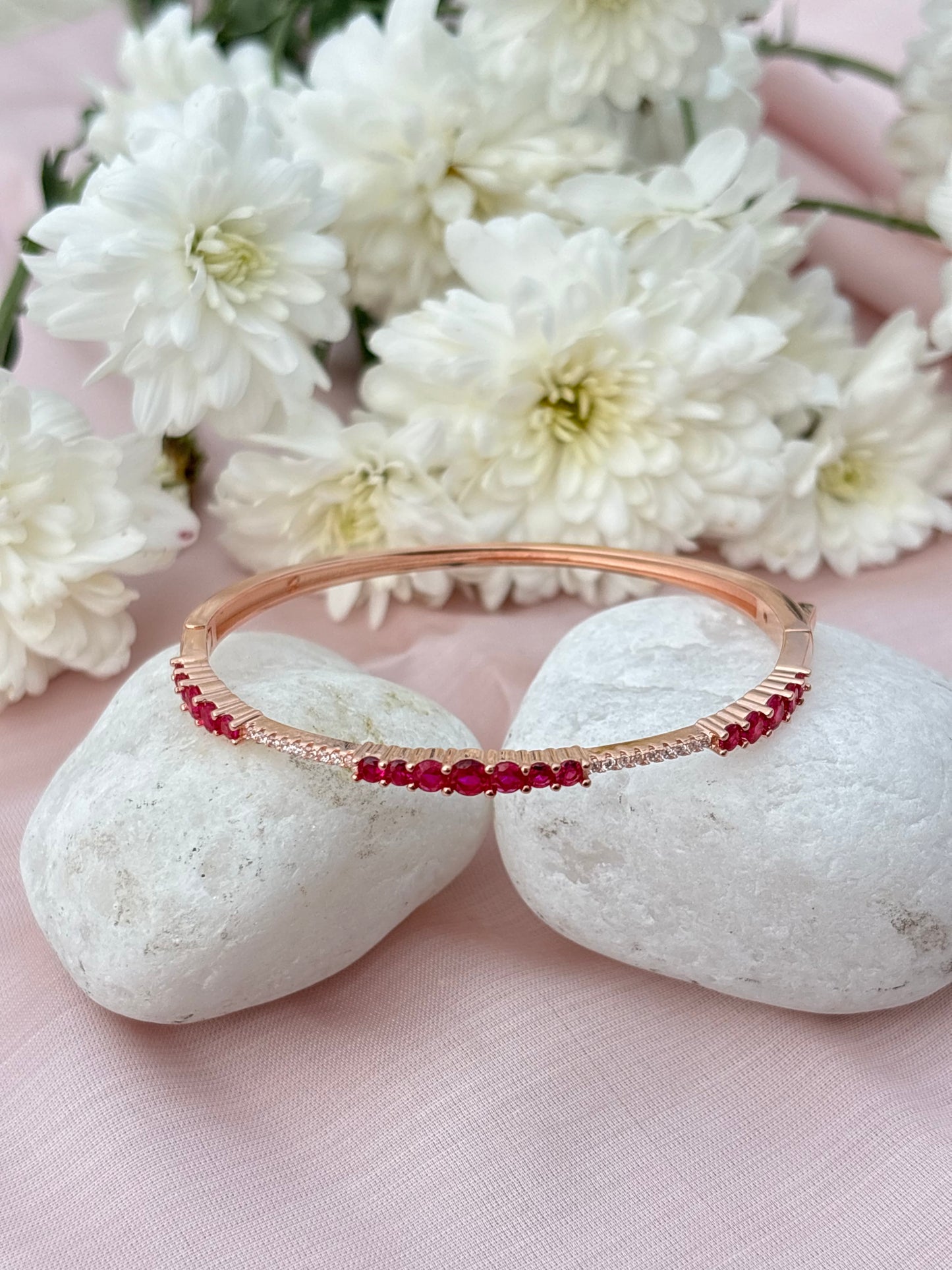 Ruby Grace Silver Bracelet