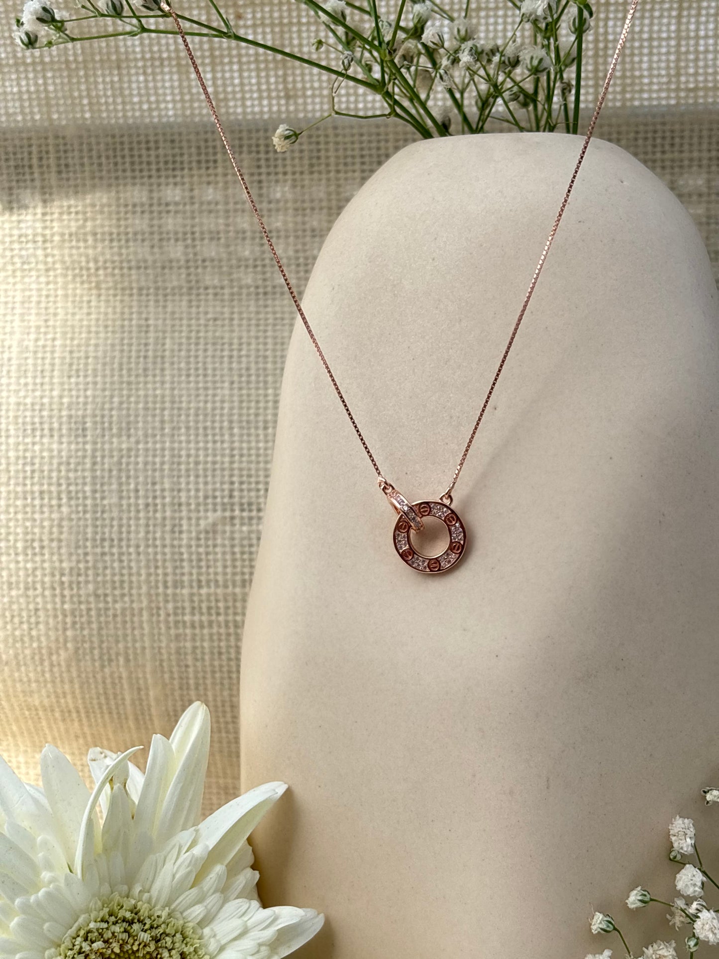 Interlock Circle Pendant
