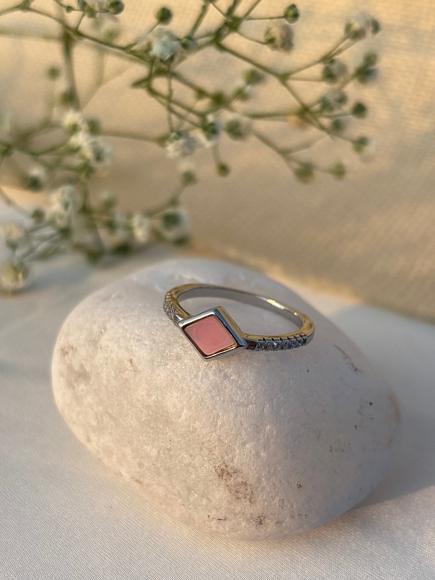 Blush Frame Ring