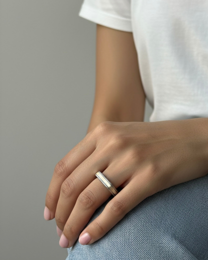 Gilded Frame Ring