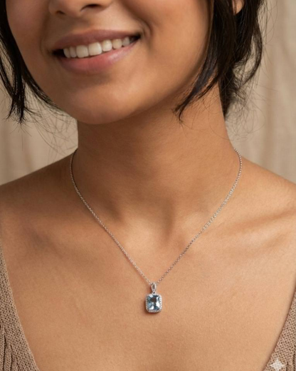 Mini Blue Stone Pendant