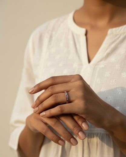 Blush Mosaic Ring