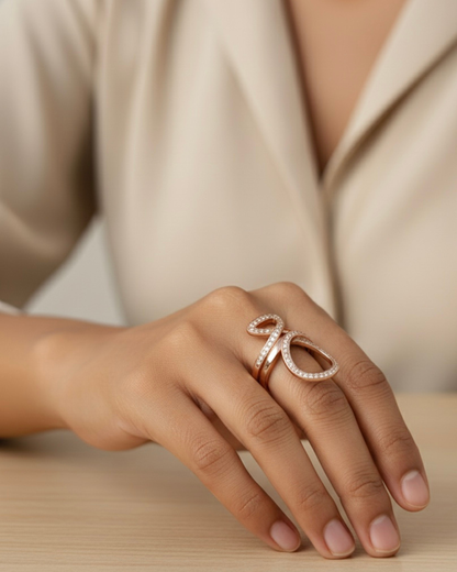 Rose Loop Ring