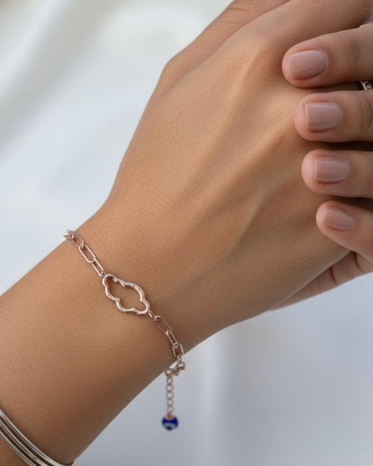 Silver Cloud Chain Bracelet