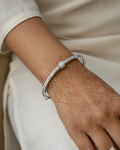 Silver Crystal Bracelet