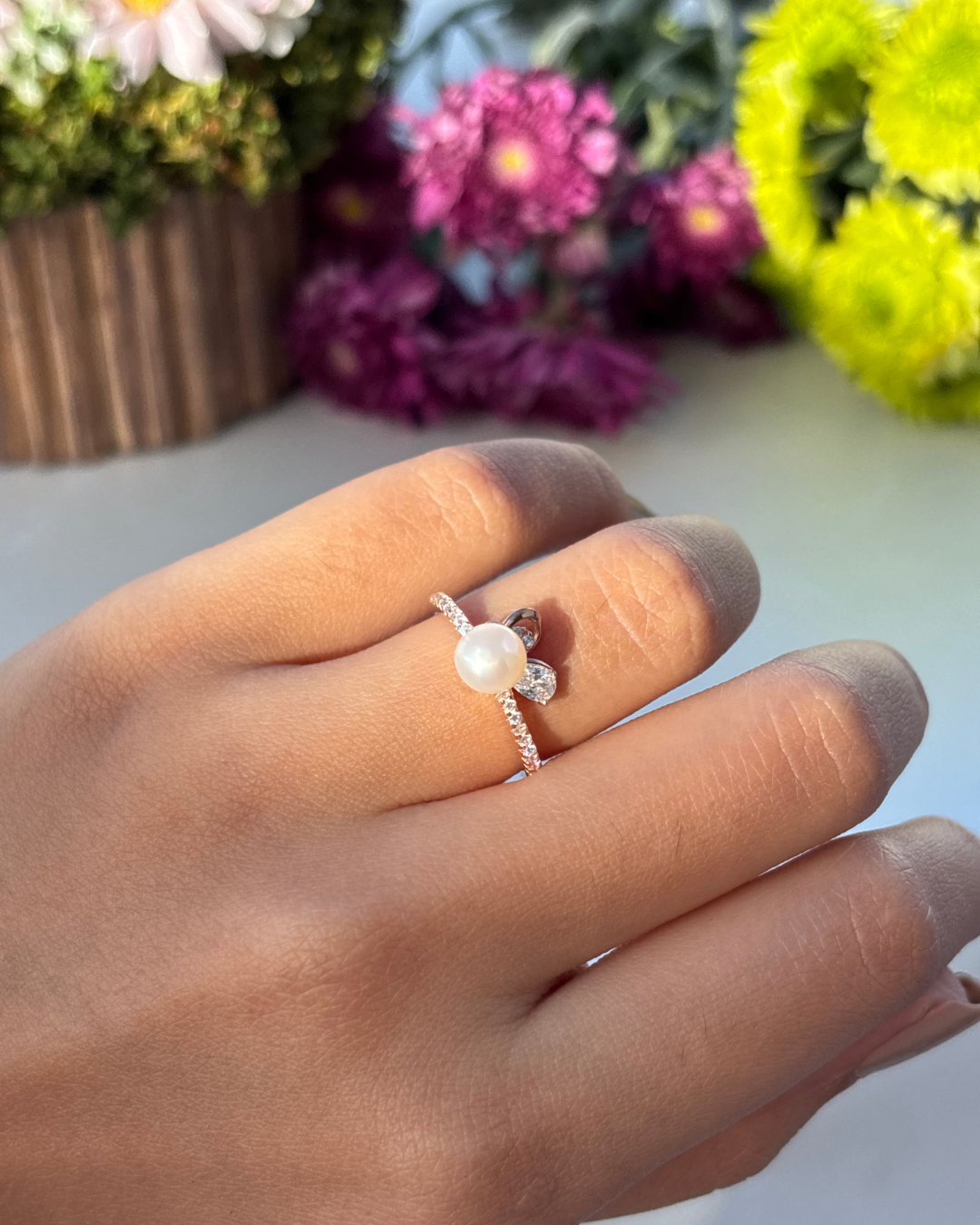 Pearl Duo Shine Ring