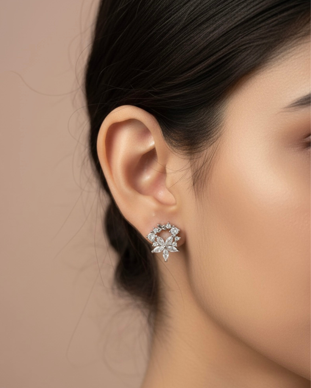 Floral Cluster Studs