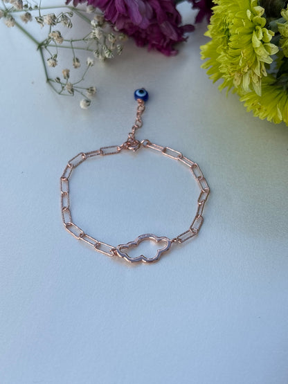 Silver Cloud Chain Bracelet
