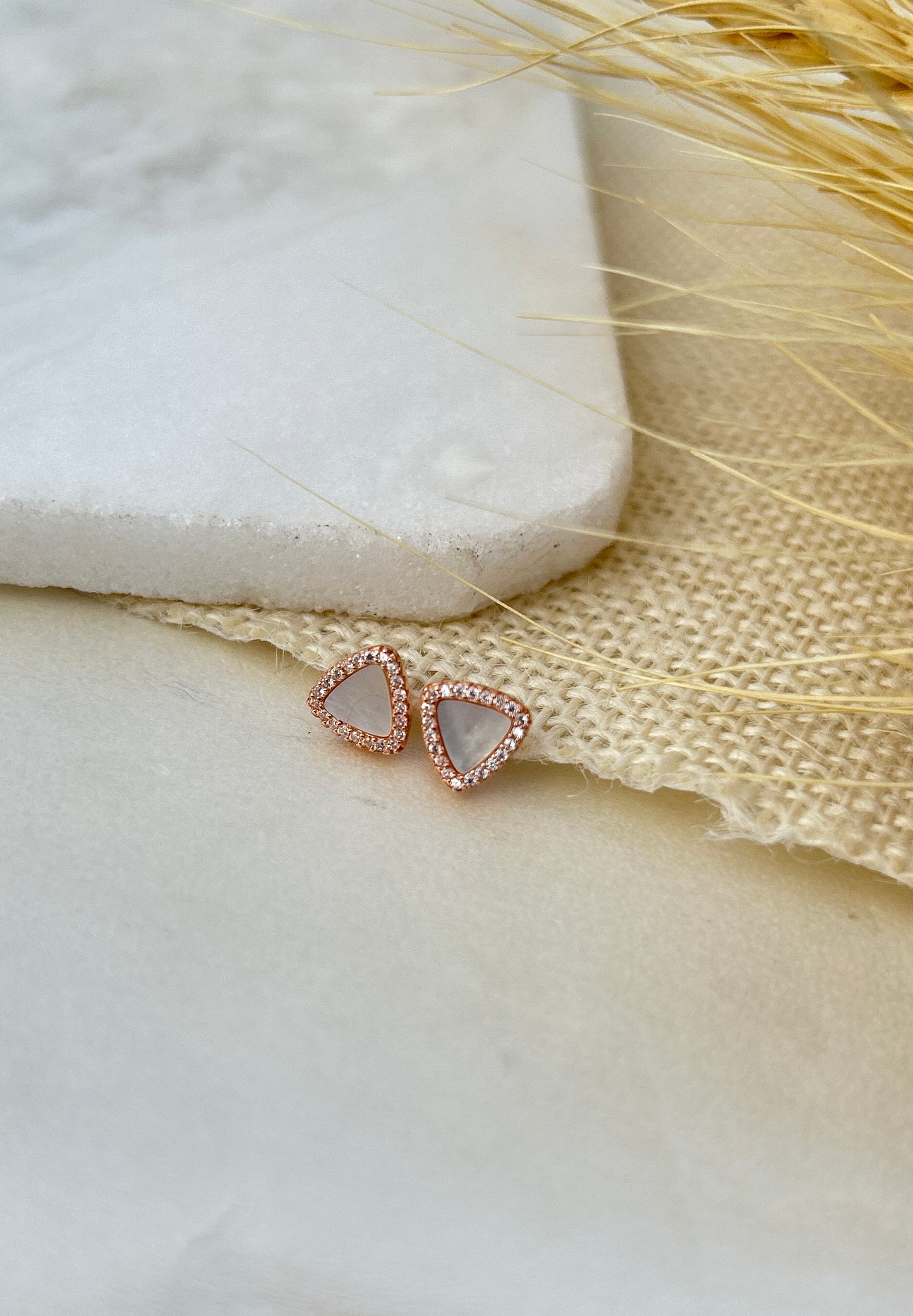 Triangle Stud Earrings