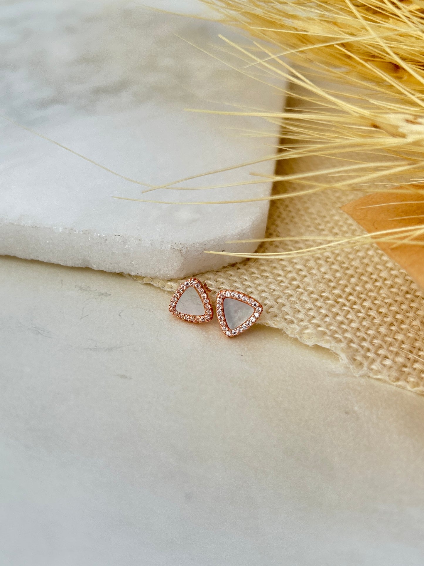 Triangle Stud Earrings