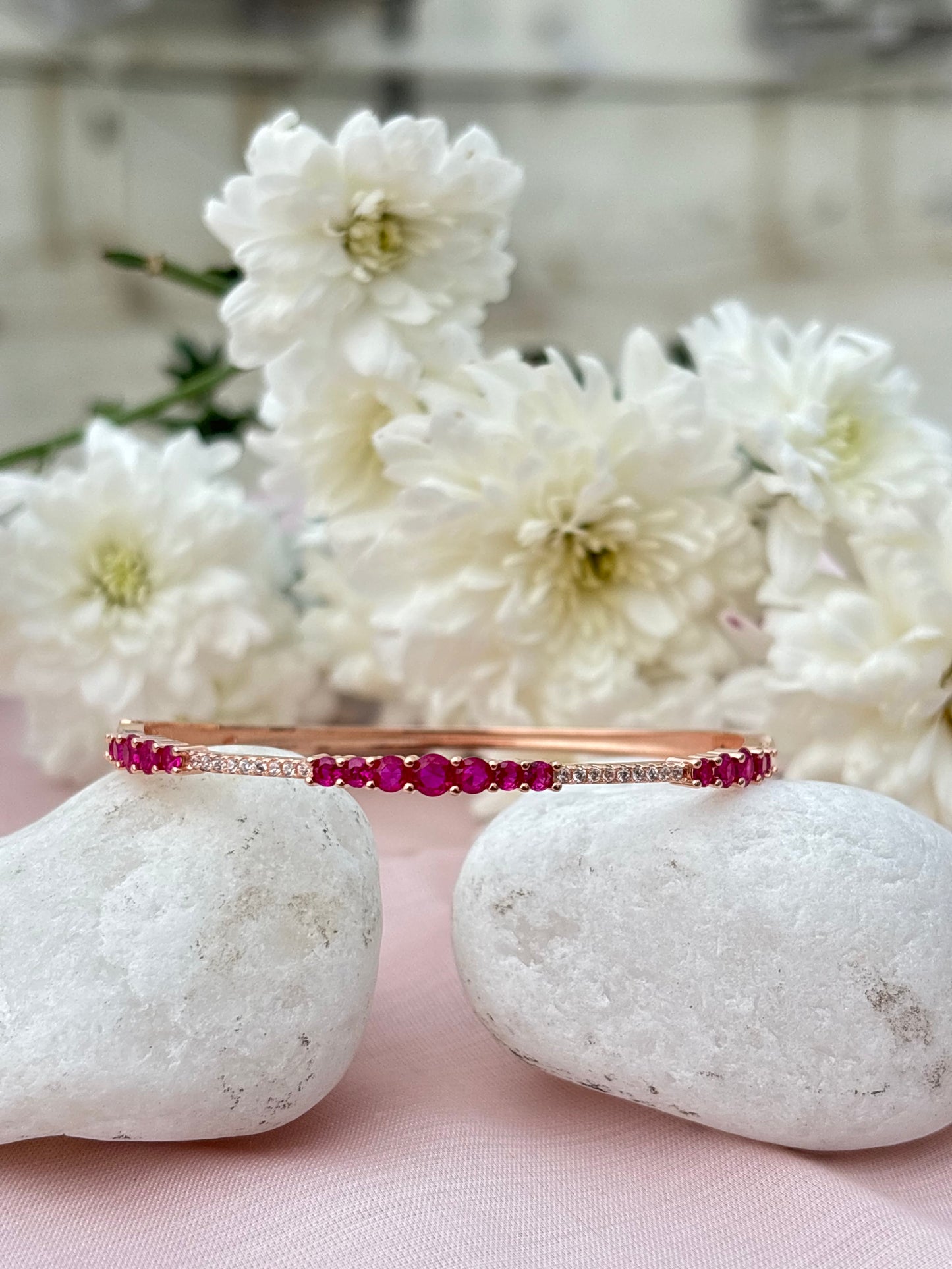 Ruby Grace Silver Bracelet