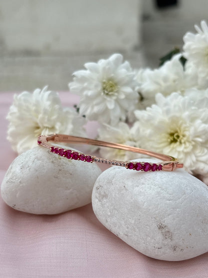 Ruby Grace Silver Bracelet