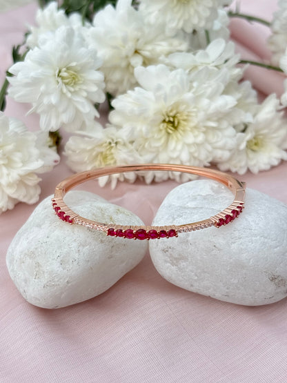 Ruby Grace Silver Bracelet