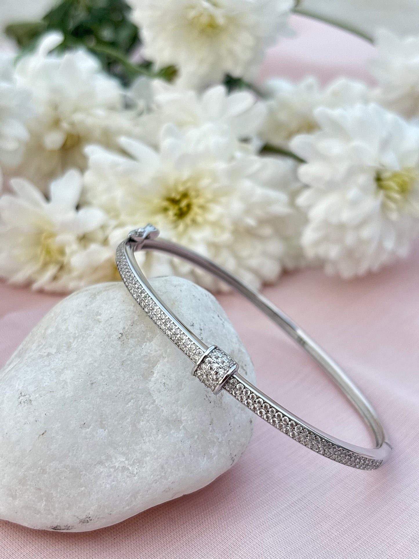 Silver Crystal Bracelet