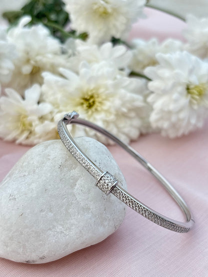 Silver Crystal Bracelet