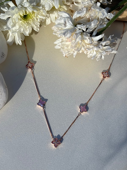 Blush Clover Necklace