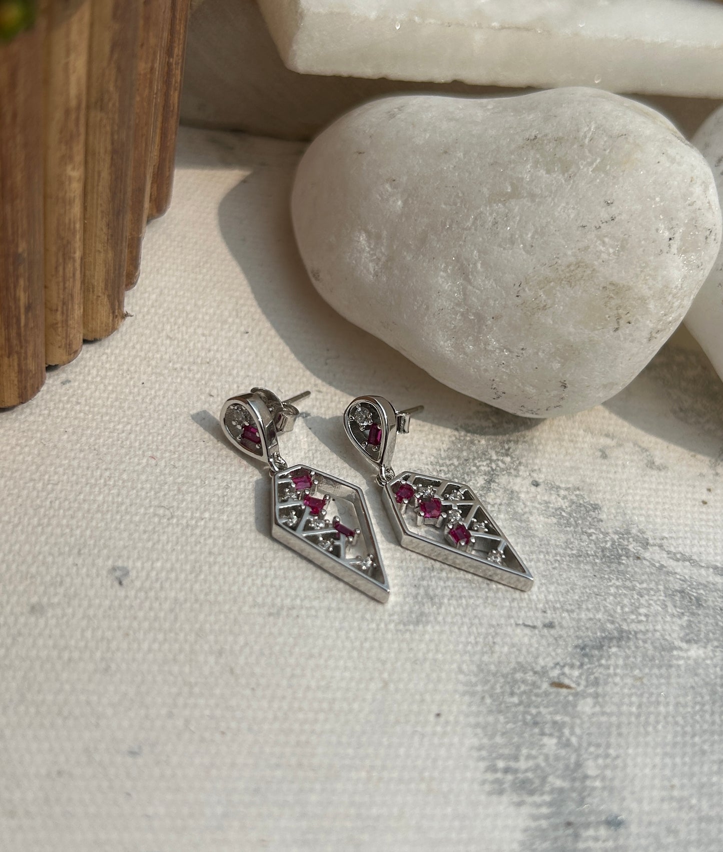 Diamond Shaped Earrings