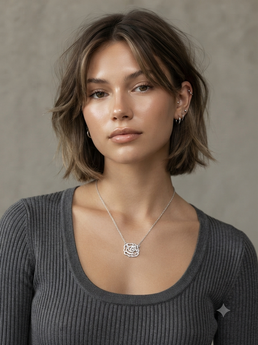 Rosé Bloom Necklace