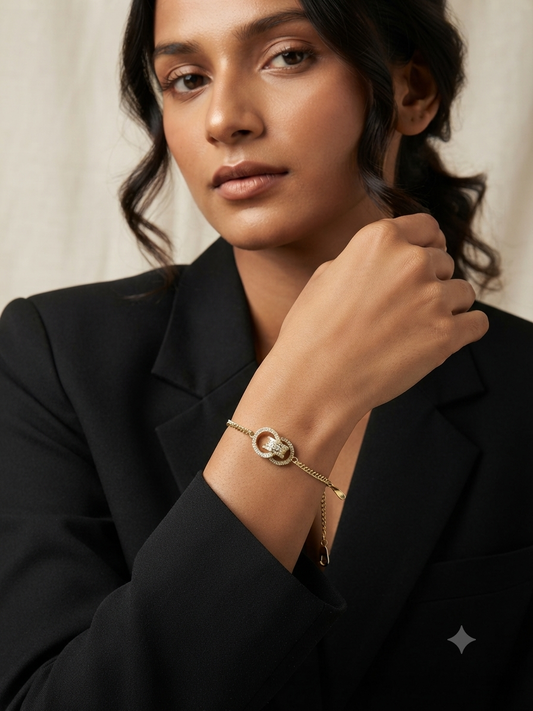 Celeste Double Loop Bracelet