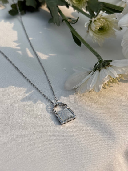 Silver Mini Bag Pendant