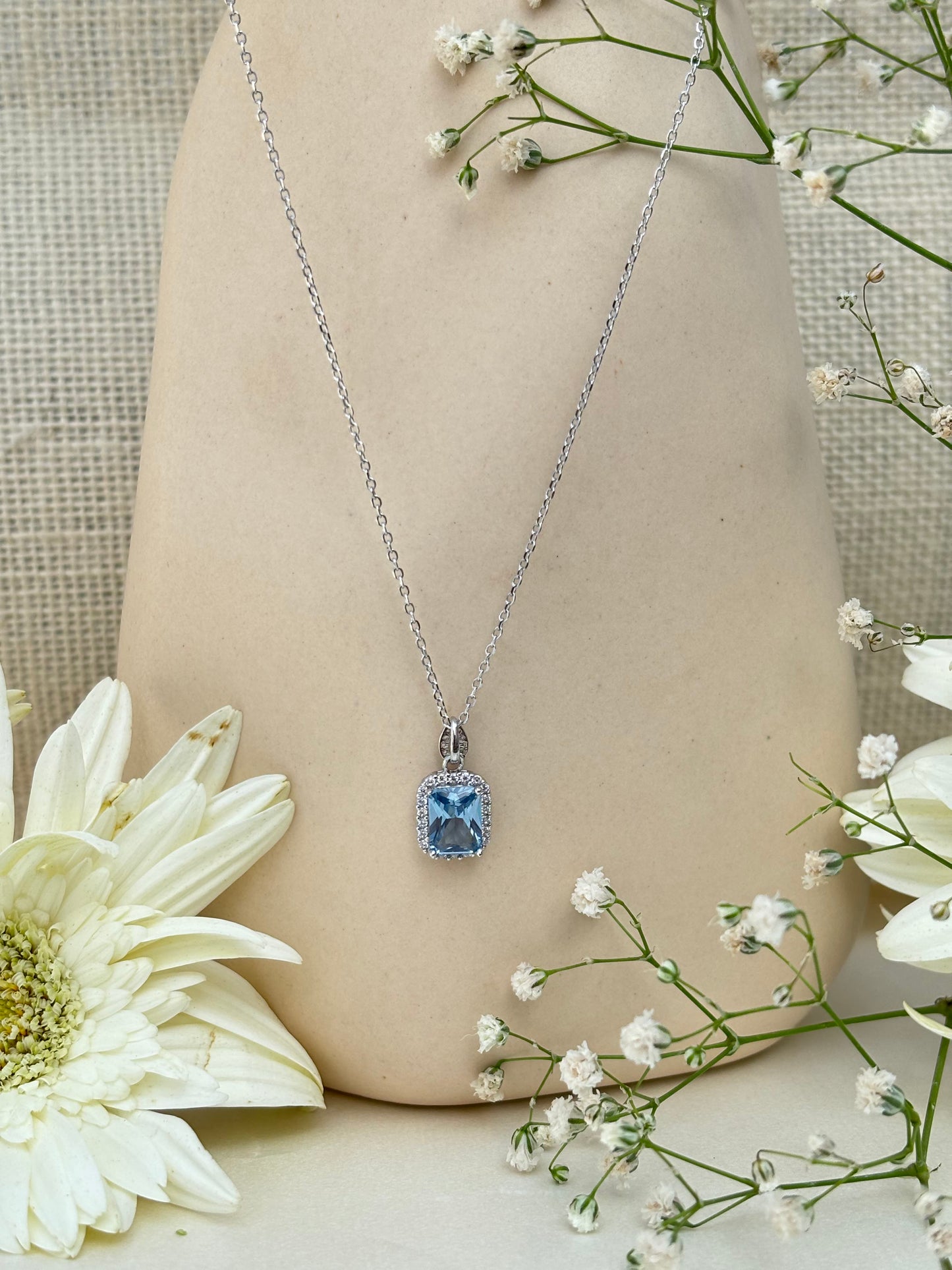 Mini Blue Stone Pendant