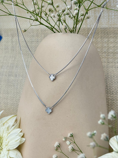 Twin Clover Grace Necklace
