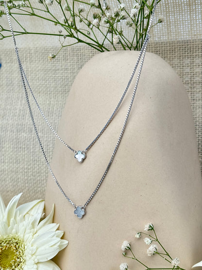 Twin Clover Grace Necklace