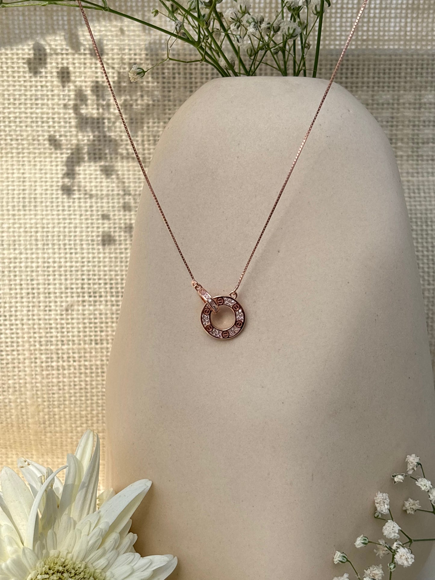 Interlock Circle Pendant