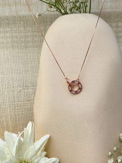 Interlock Circle Pendant