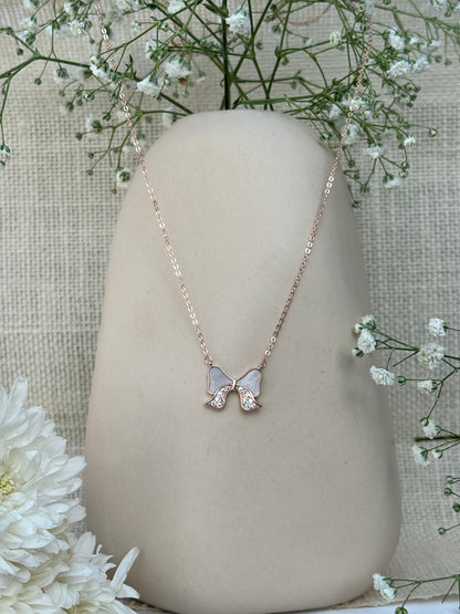 Whisper Bow Necklace