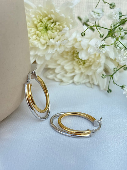 Two-Tone Everyday Hoops
