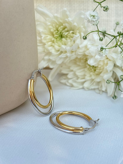 Two-Tone Everyday Hoops
