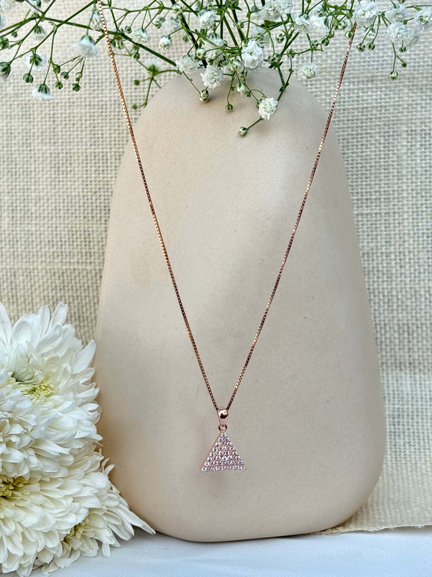 Pink Prism Necklace