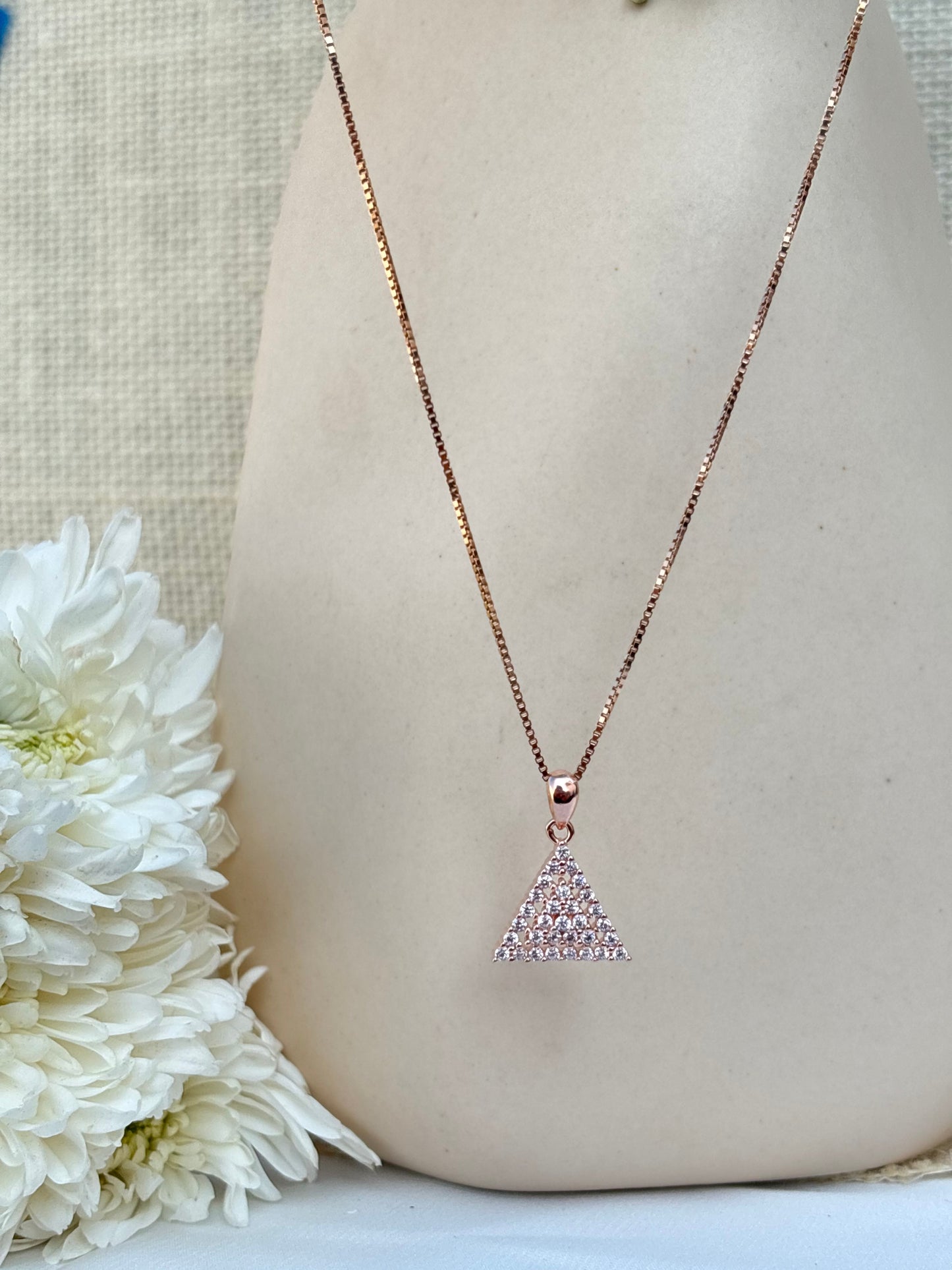 Pink Prism Necklace