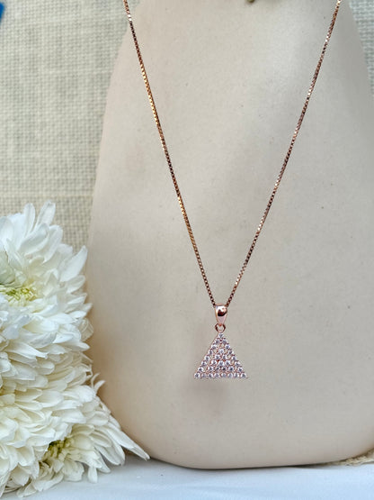 Pink Prism Necklace