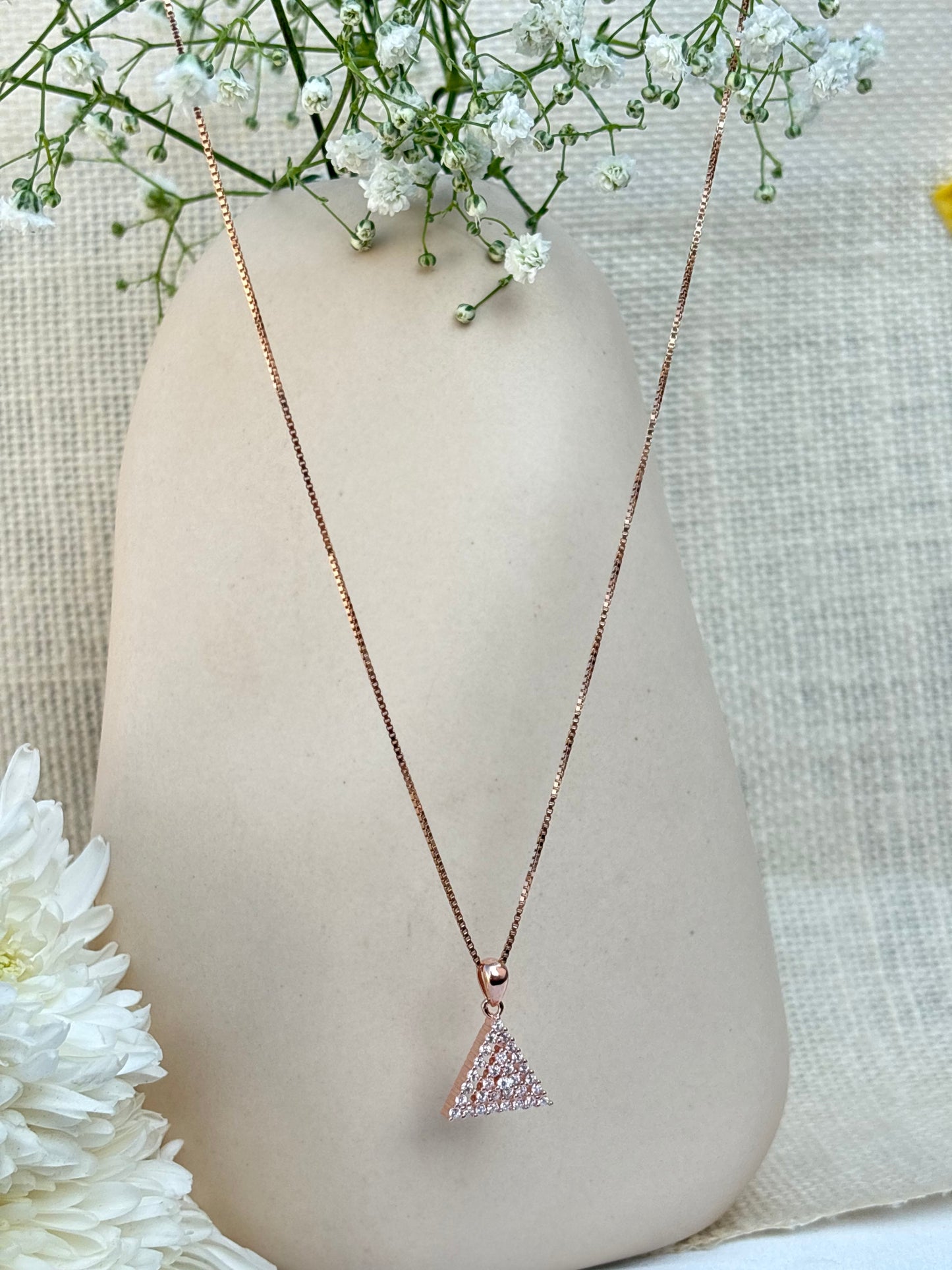Pink Prism Necklace