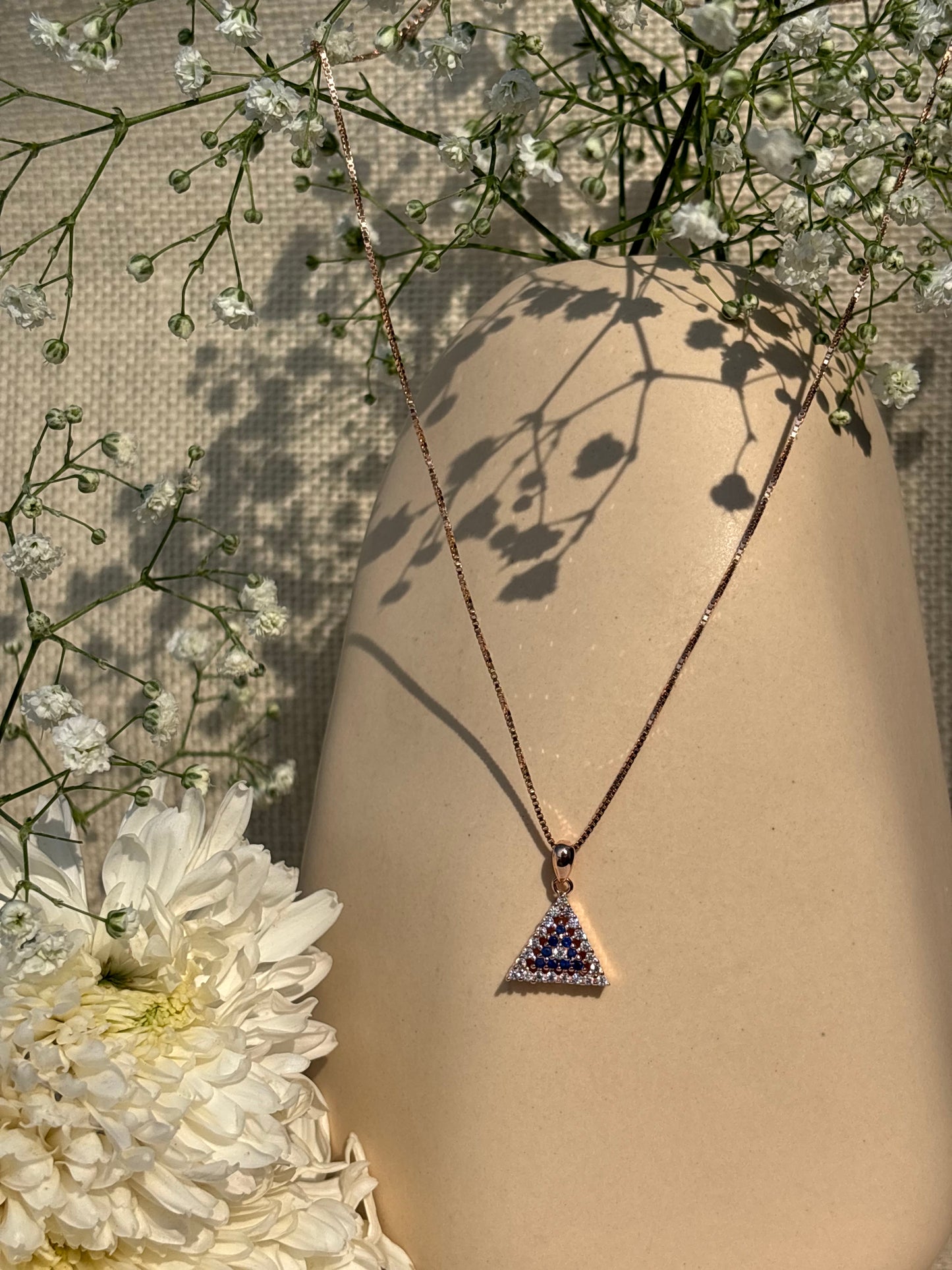 Blue Prism Necklace