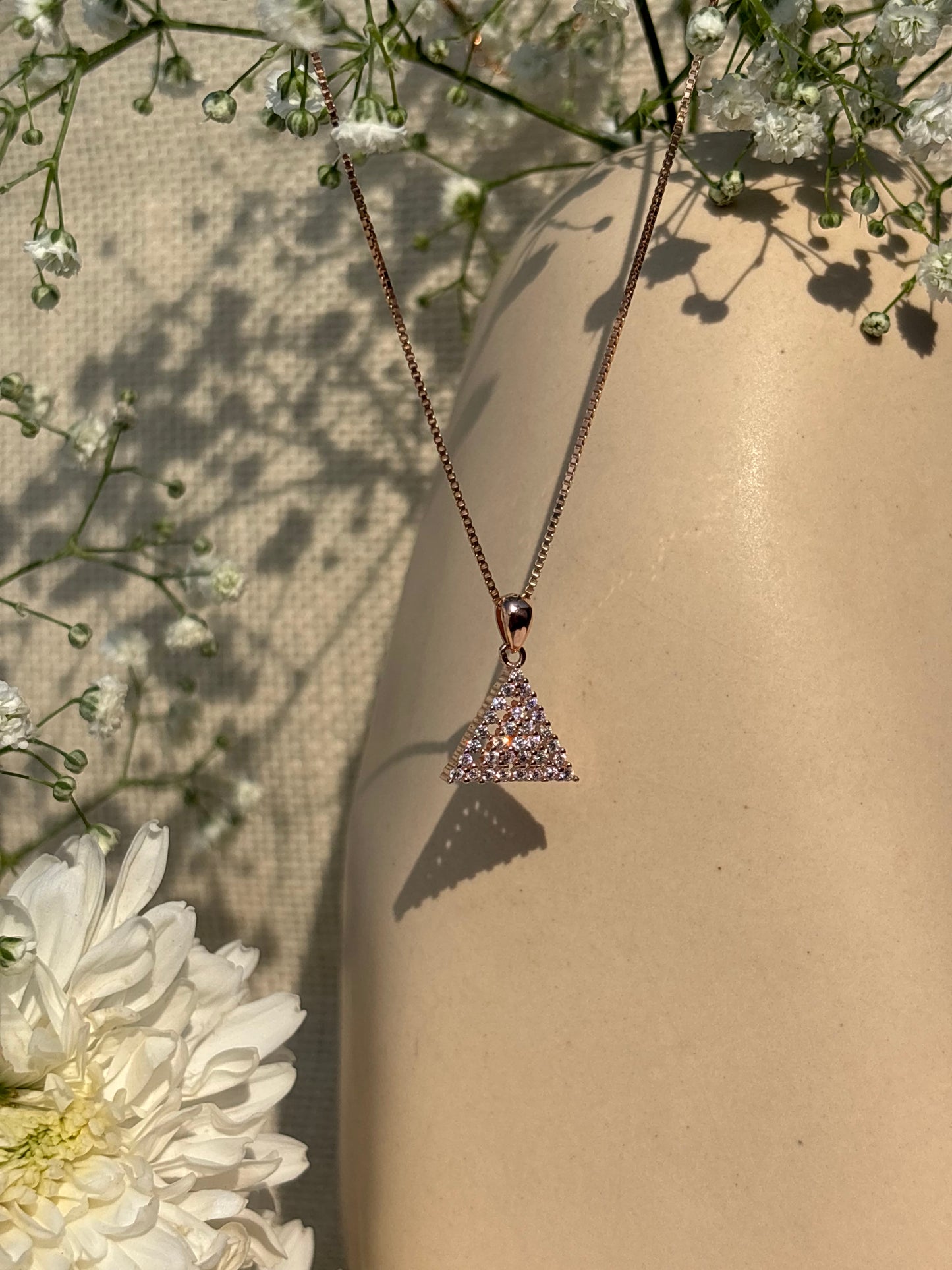 Pink Prism Necklace