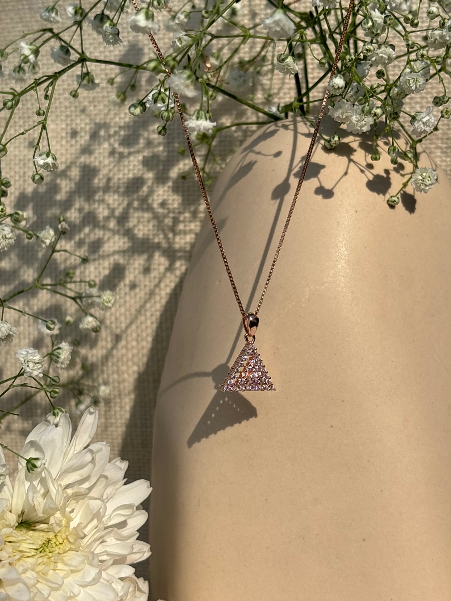 Pink Prism Necklace