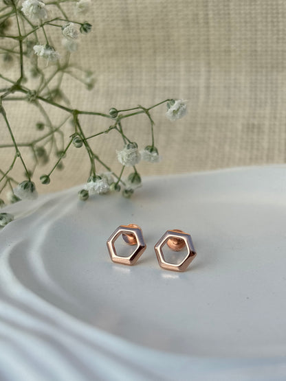 Hexa Glow Studs