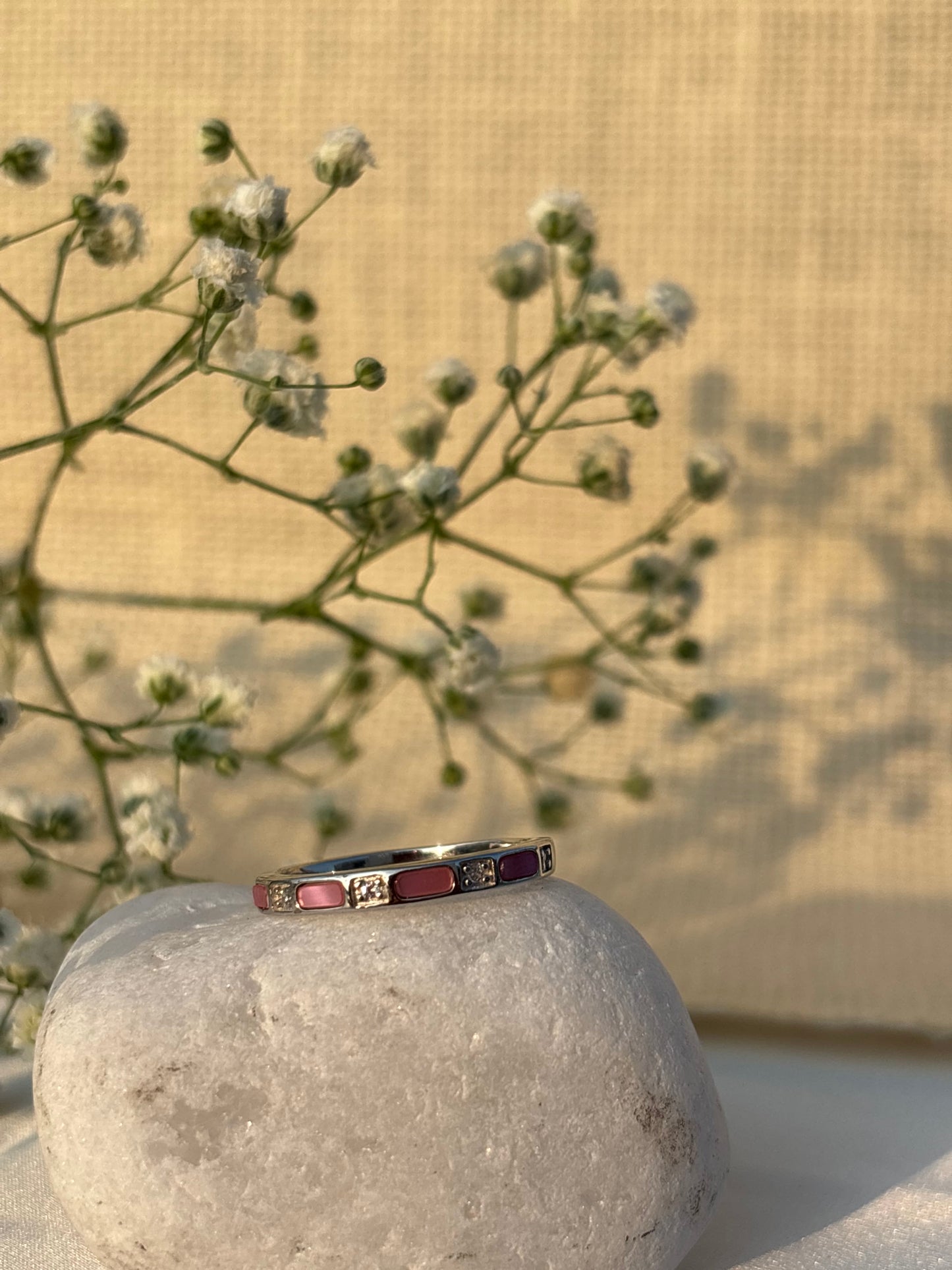 Blush Mosaic Ring