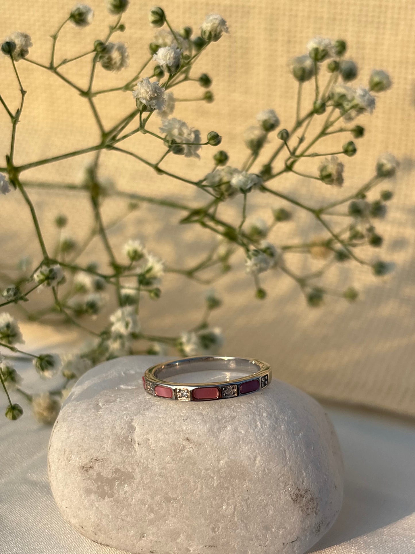 Blush Mosaic Ring
