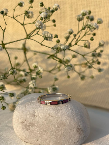 Blush Mosaic Ring