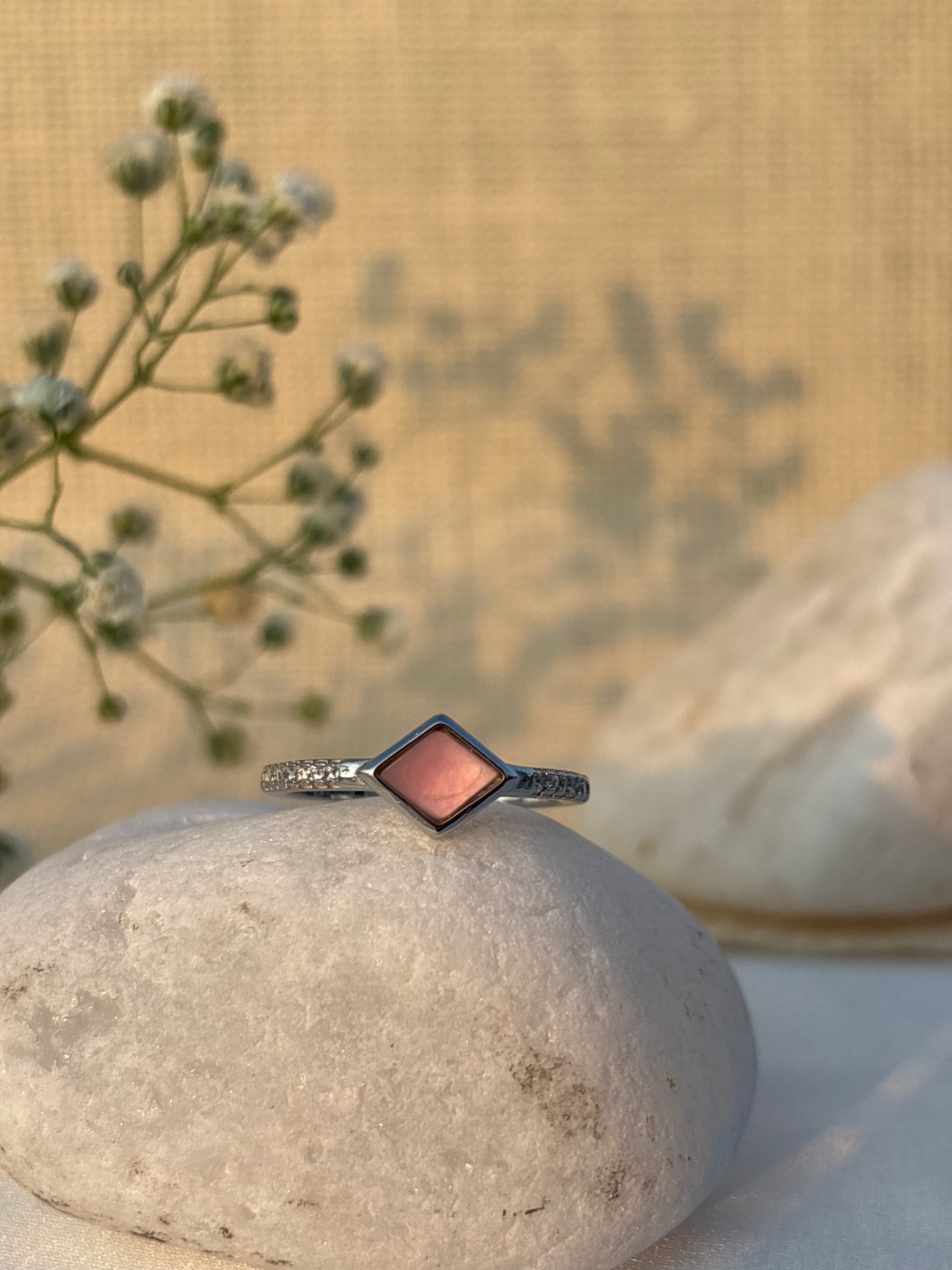 Blush Frame Ring