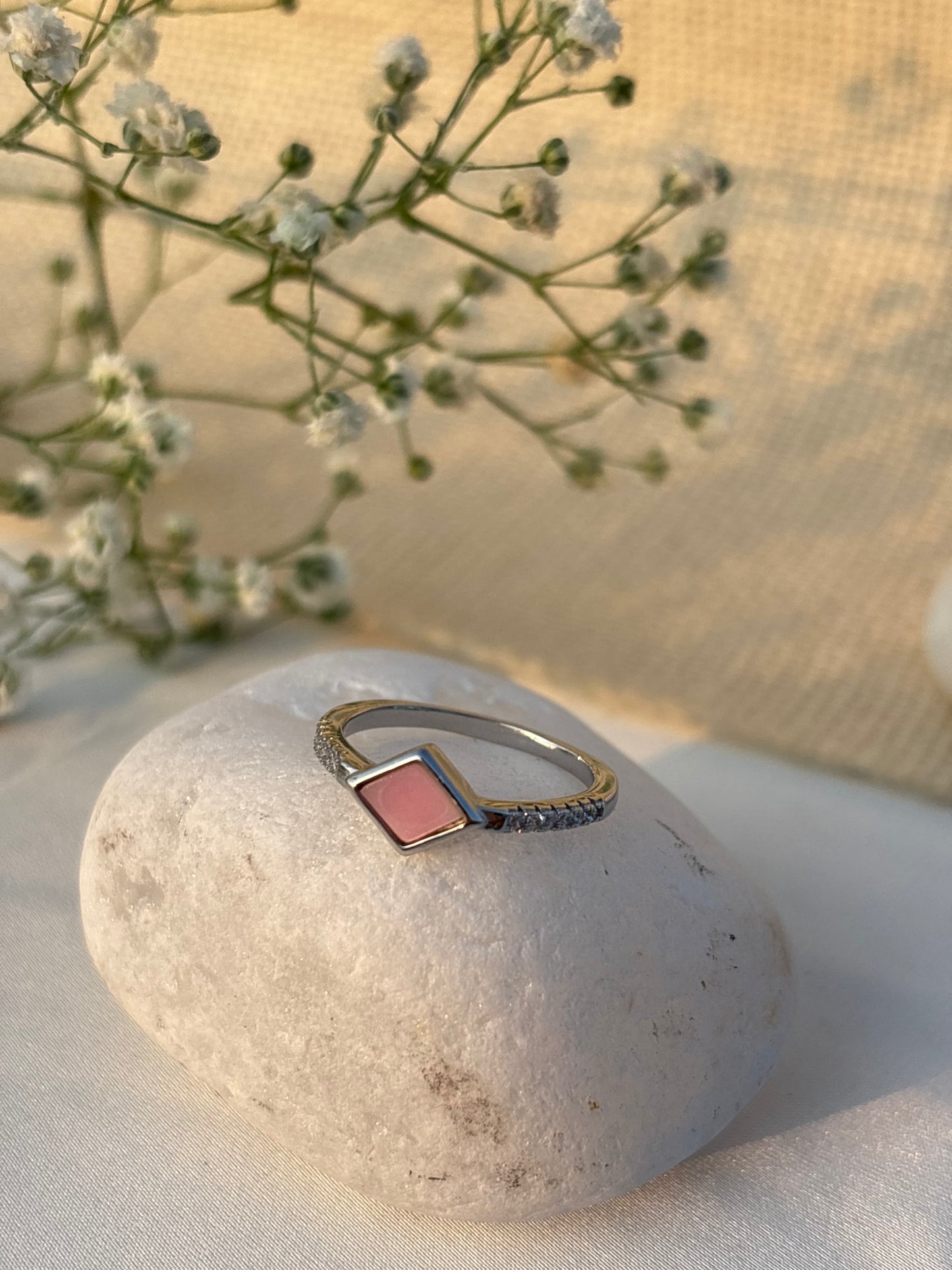 Blush Frame Ring