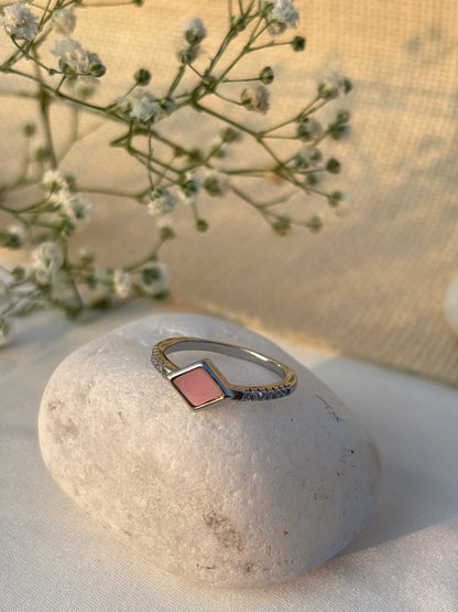 Blush Frame Ring