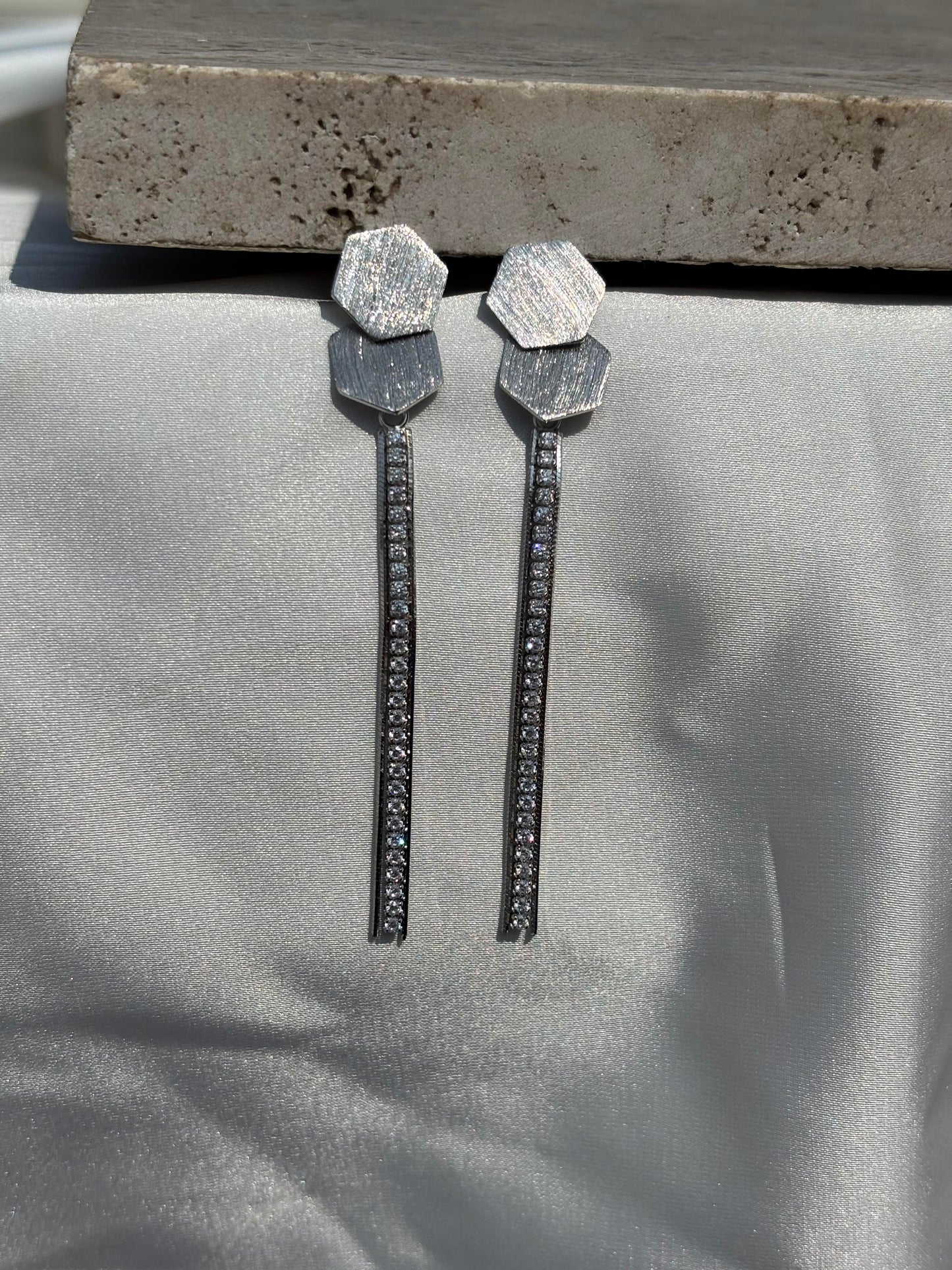 Chic Hexagon Dangles