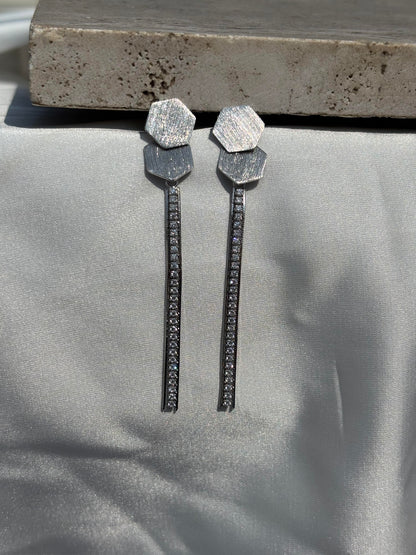 Chic Hexagon Dangles