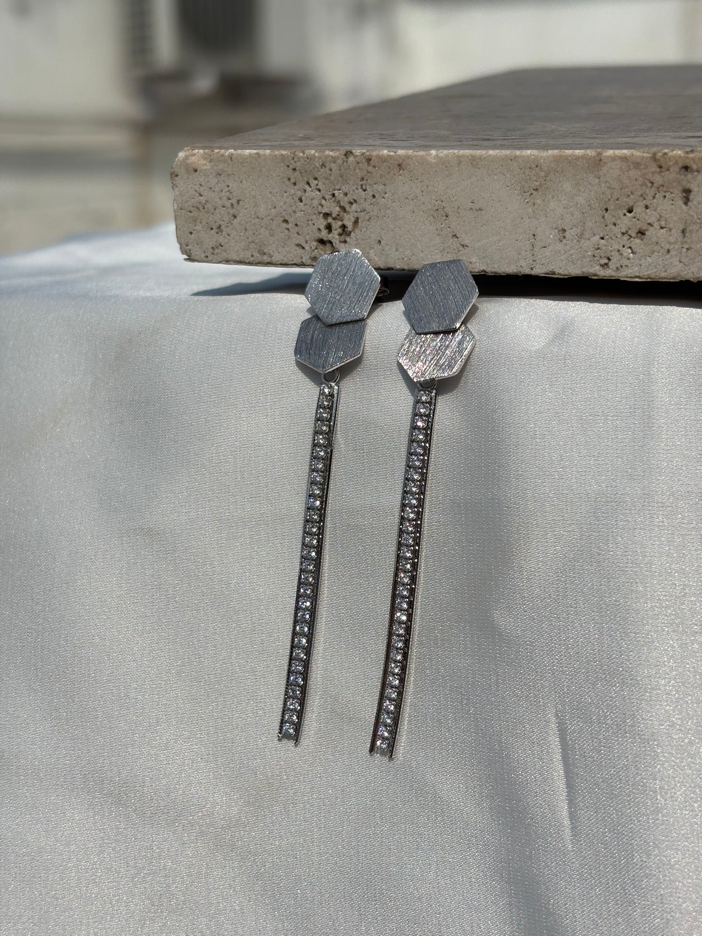 Chic Hexagon Dangles