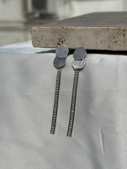 Chic Hexagon Dangles